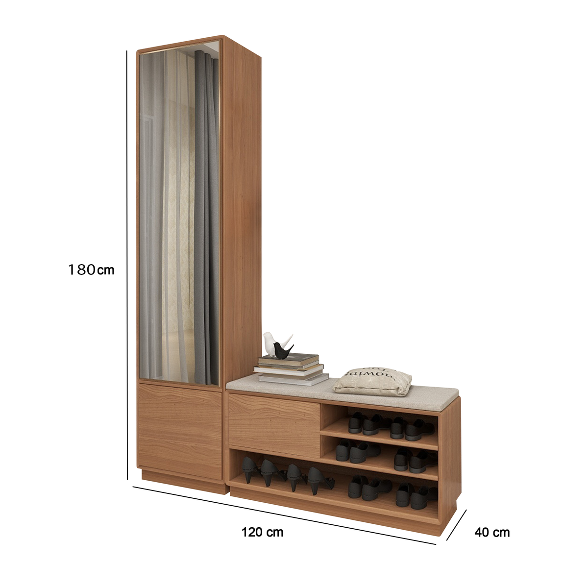 Shoe Rack-120x40x180cm