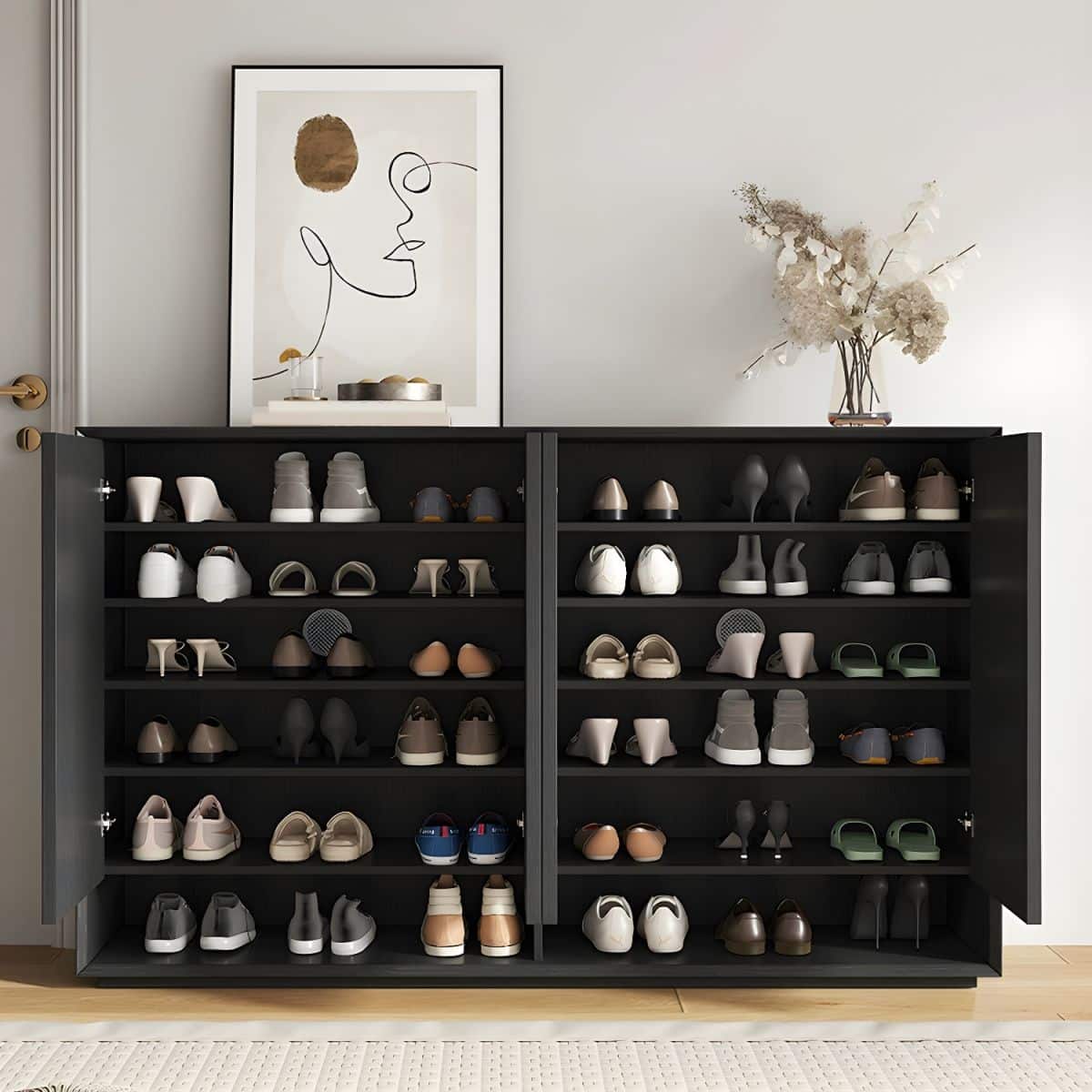 Shoe rack 160*40*110cm