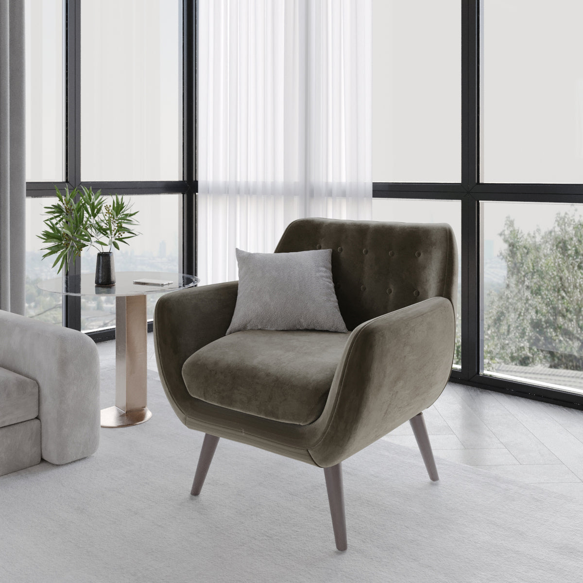 Armchair- L: 90cm/ W:65cm/ H: 75cm
