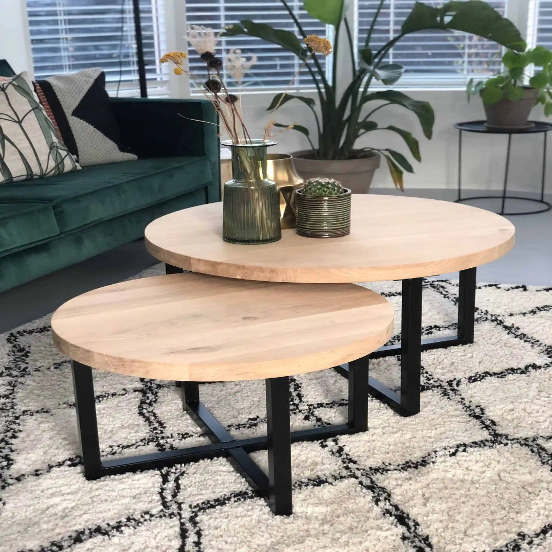 Coffee table twin set