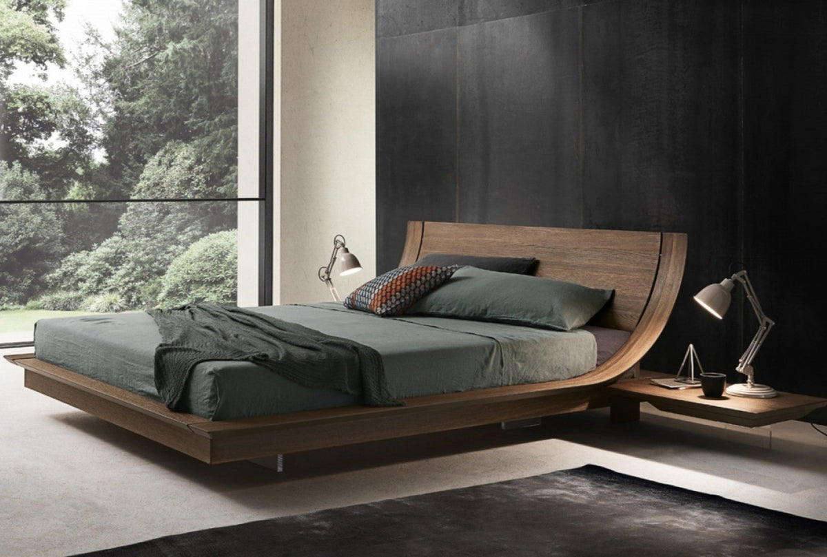 Wooden curve Master bed- 160*200*120cm