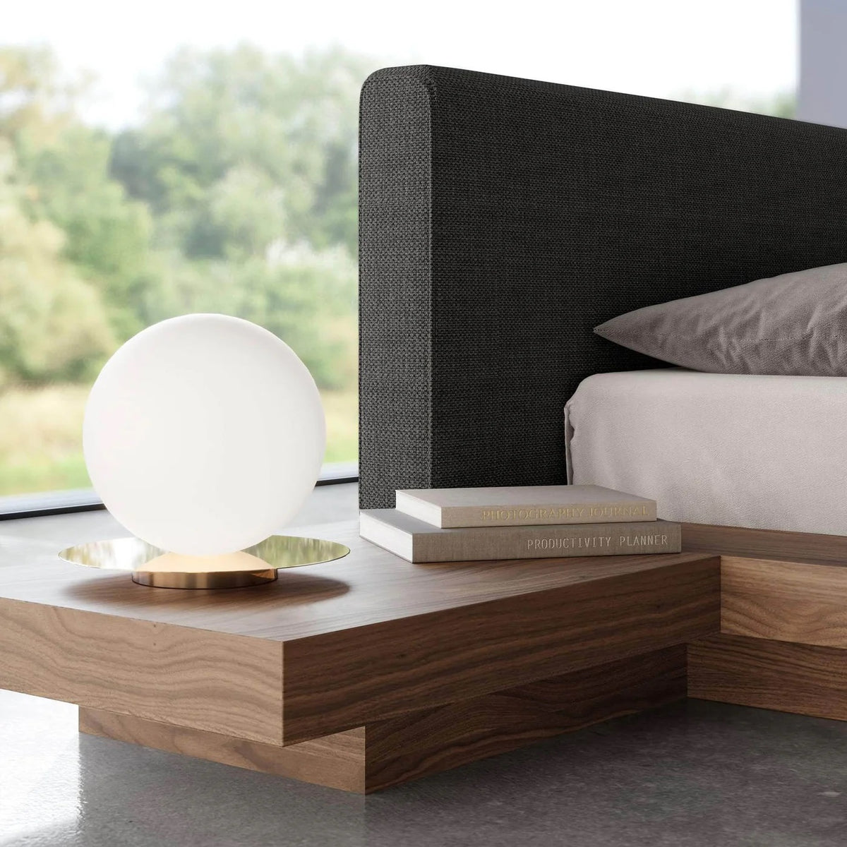 Wooden Master bed- 160*200*120cm