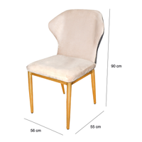 Dining chair-D: 55cm/ W:56cm/ H: 90cm