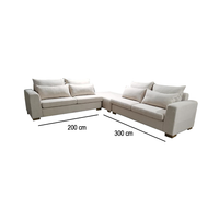 L-shape sofa-offwhite-L:300cm/ W:220cm
