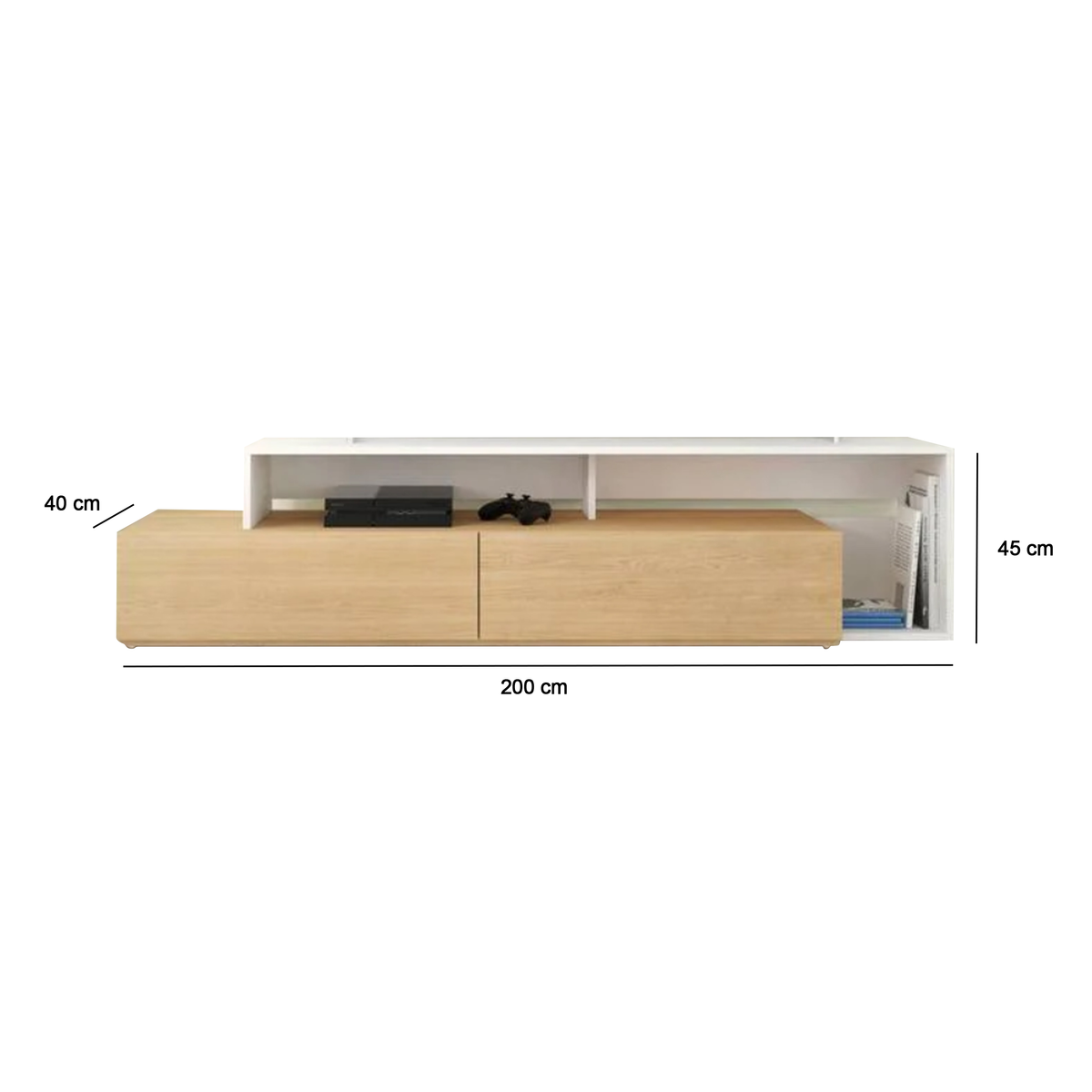 TV unit-200x45x40cm