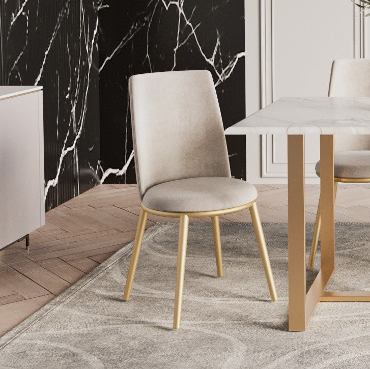 Dining chair-D: 53cm/ W:46cm/ H: 90cm