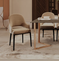Dining chair-blue-D:64cm/ W:56cm/ H: 86cm
