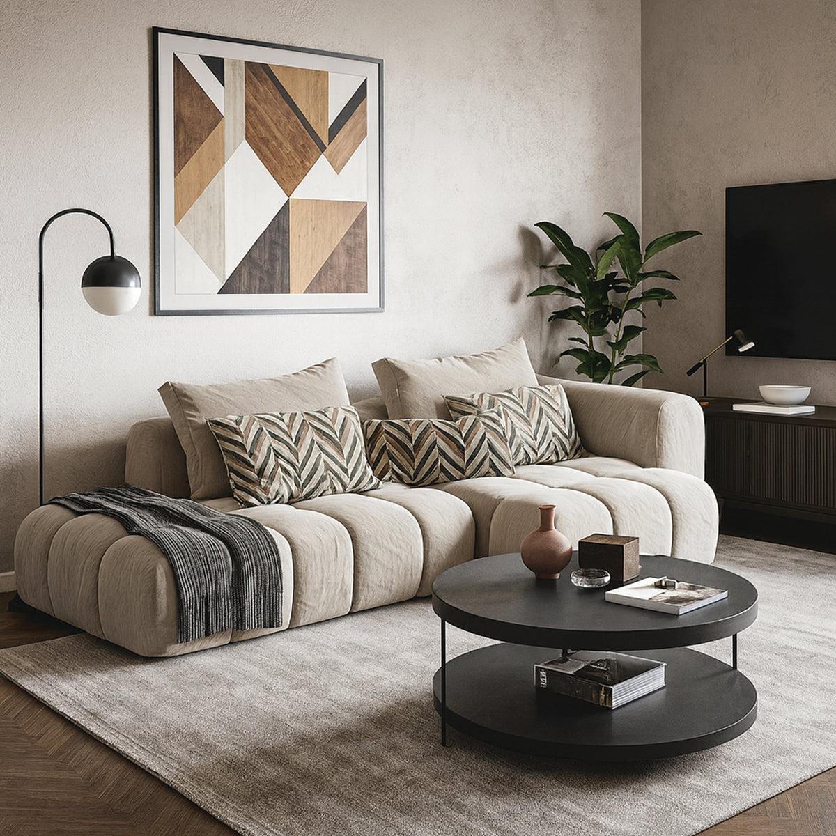 CELINE L-SHAPED SOFA