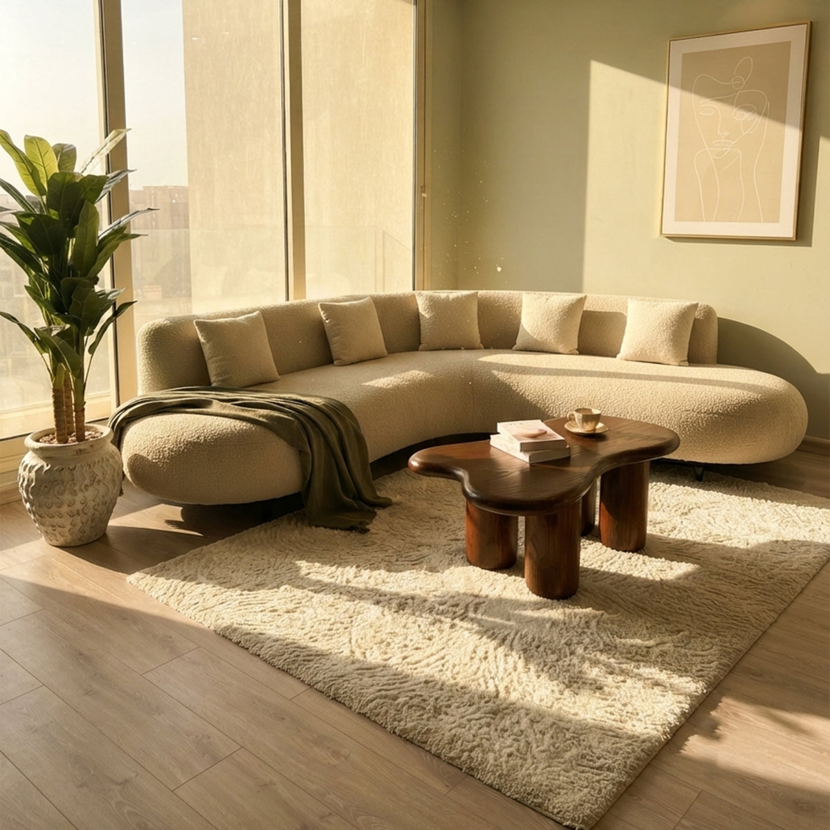 OASIS CURVED L-SHAPED SOFA