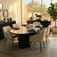 Marble Dining Table – Full Package (4 Pieces)