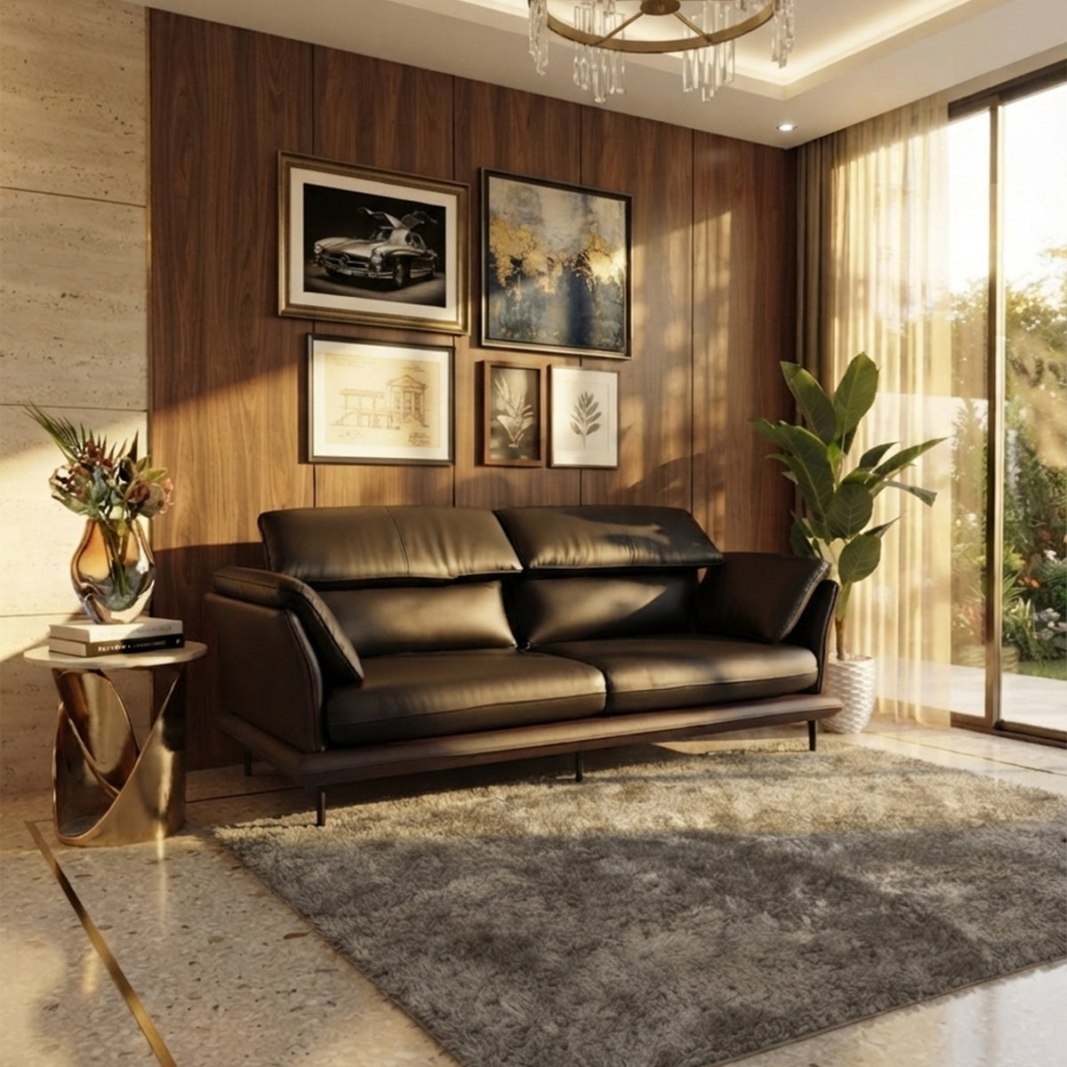Elite Leather Sofa