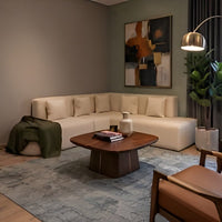 Blanc L-Shaped Sofa