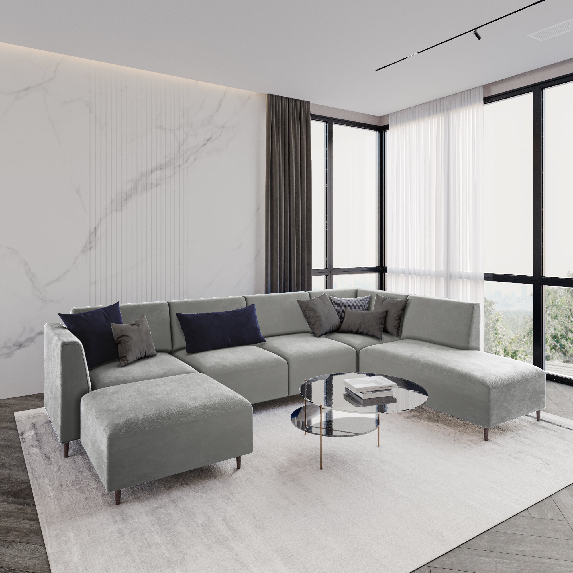MAJESTY L-SHAPED SOFA