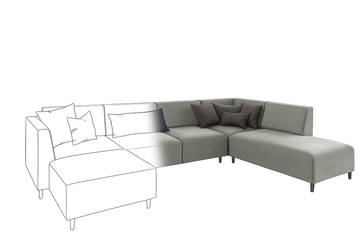 MAJESTY L-SHAPED SOFA