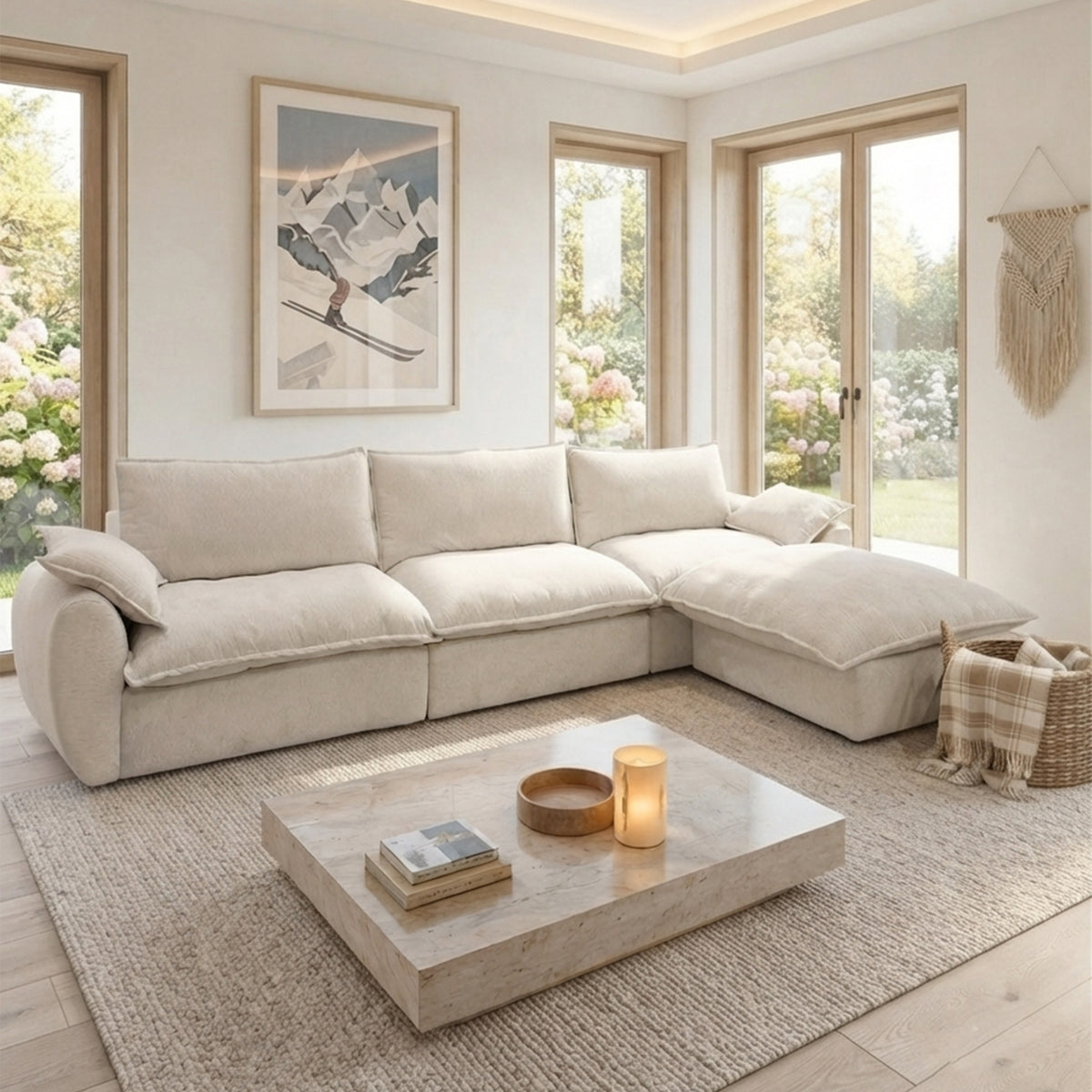 Cloud L-Shaped Sofa