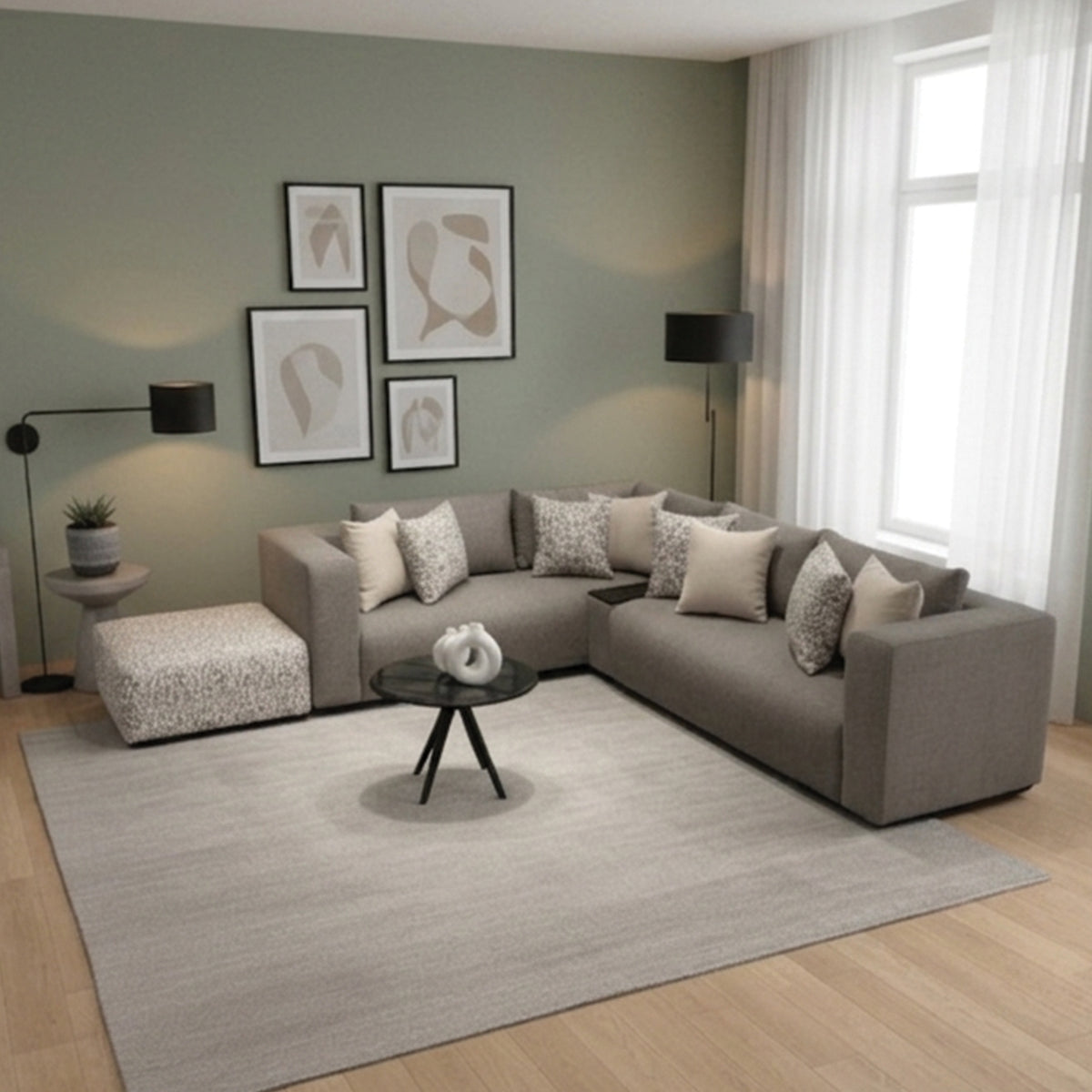 MOUSSE L-SHAPED SOFA
